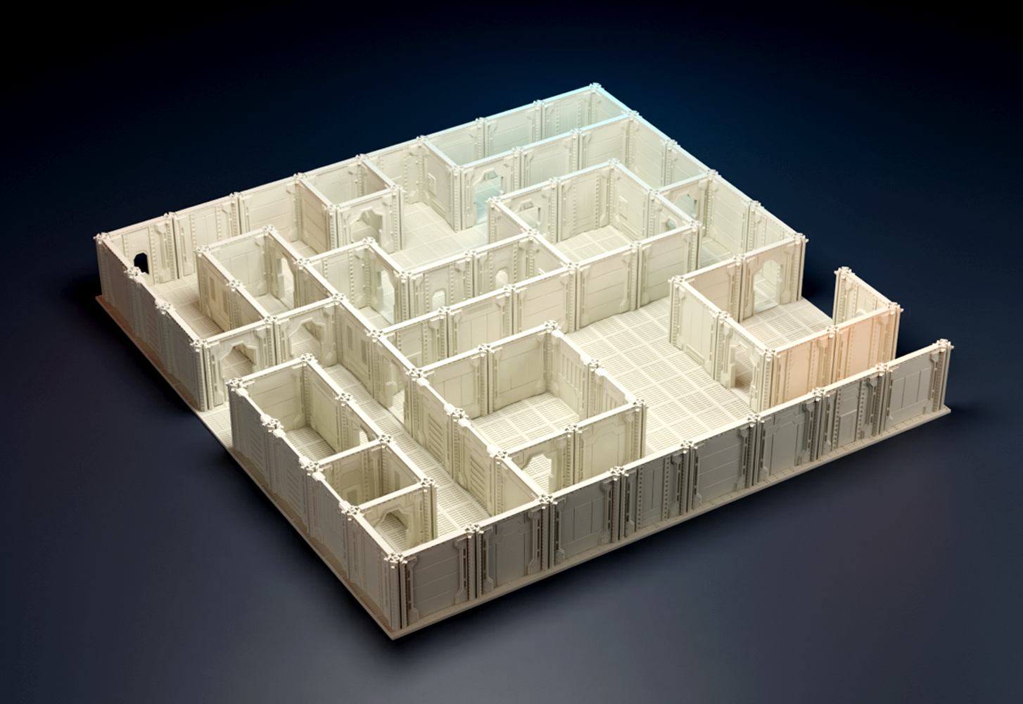 3d Corvus Games Isolation Kickstarter Modular Printable Protocol 